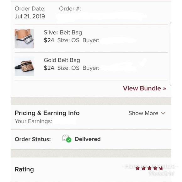 ❗1 Left Silver Belt Bag - Picture 6 of 6